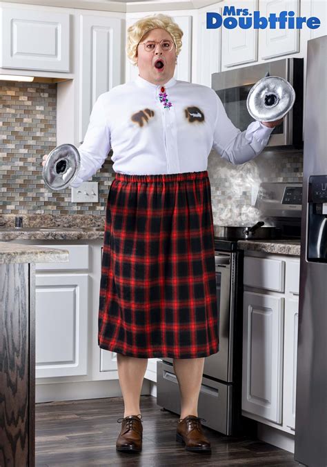 Plus Size Men's Mrs. Doubtfire Costume