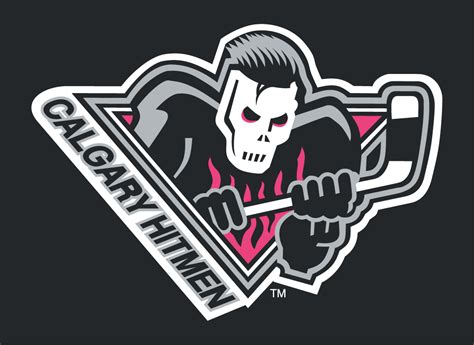 Calgary Hitmen Logo - Jersey Logo - Western Hockey League (WHL) - Chris Creamer's Sports Logos ...