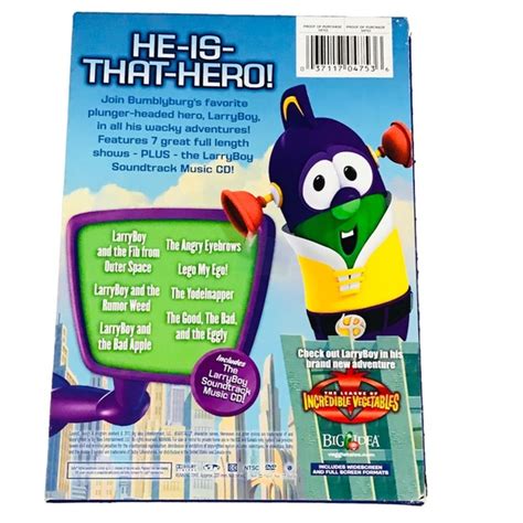 Big Idea | Media | Veggietales Larryboy Superhero Power Pack Dvd Set 7 Shows 6 Songs | Poshmark