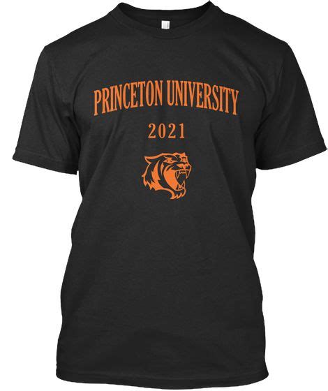 Princeton University 2021 T Shirt Black T-Shirt Front | Princeton ...