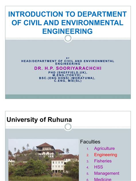 Faculty of Engineering - CEES - University of Ruhuna | Engineering ...