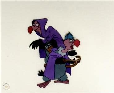 Disney Production Cel ROBIN HOOD 1973 Trigger/Nutsy NR | #55564321