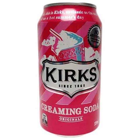 Buy Kirks Creaming Soda Can 375ml Online | Worldwide Delivery ...