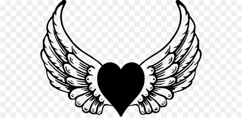 heart with angel wings clipart 10 free Cliparts | Download images on Clipground 2024