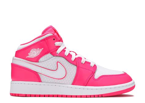 Air Jordan 1 Mid GS 'Hyper Pink' - Air Jordan - 555112 611 - hyper pink ...