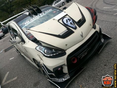 MODIFIED MYVI SE EXTREME BODY KIT WITH SCISSORS DOOR