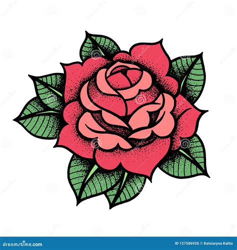 Rose Flower, Hand-drawing. Vector Illustration. | CartoonDealer.com #34122184