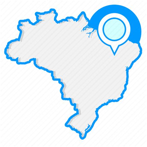 Brazilmaps, country, map, world icon - Download on Iconfinder