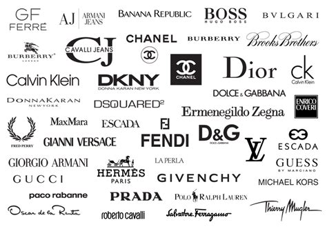 Luxury Clothing Brand Logos | Literacy Basics