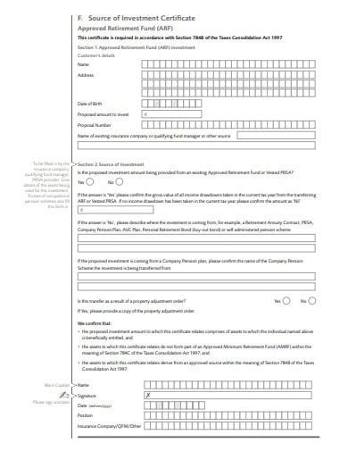 11+ Investment Certificate Templates in PDF | DOC | Free & Premium Templates