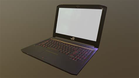 Gaming Laptop - Asus ROG - Download Free 3D model by rSquare [c27812e] - Sketchfab