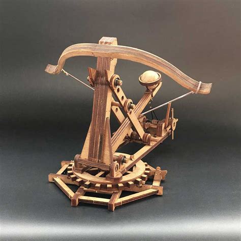 AM002 Wooden Mechanical Models Kits Catapult Ancient Weapon – Leones Marvelous Items