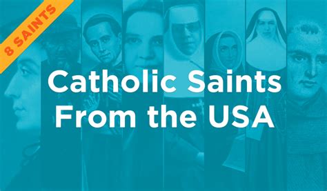 8 Catholic Saints From The USA - CatholicVote org