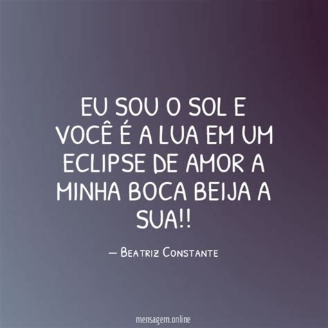 FRASES ECLIPSE - Eu sou o sol E você é a lua Em