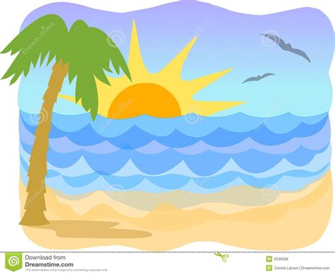 Beach Scene Clipart | Free download on ClipArtMag