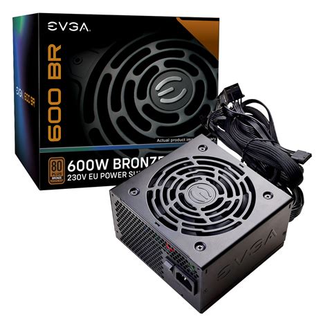 EVGA - Products - EVGA 600 BR, 80+ BRONZE 600W, 3 Year Warranty, Power Supply 100-BR-0600-K1 ...