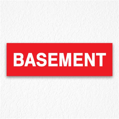 Building Basement Signs - HPD Signs