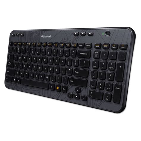 Logitech K360 Wireless Keyboard for Windows, Black | OfficeSupply.com