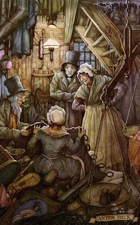 A Christmas Carol by Charles Dickens, 1953/1954 | Anton pieck, Christmas carol, Dutch artists