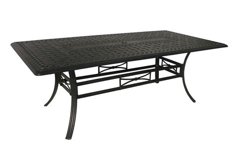 Patio Table Black Aluminum - Patio Furniture