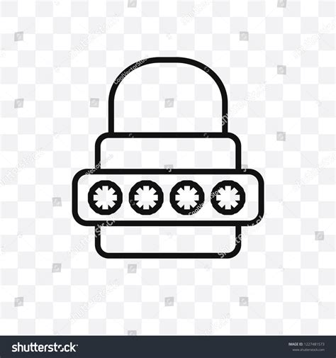 Password Vector Linear Icon Isolated On Stock Vector (Royalty Free ...