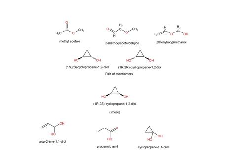 [Solved] Draw all of the isomers, including stereoisomers, of C3H6O2 that... | Course Hero