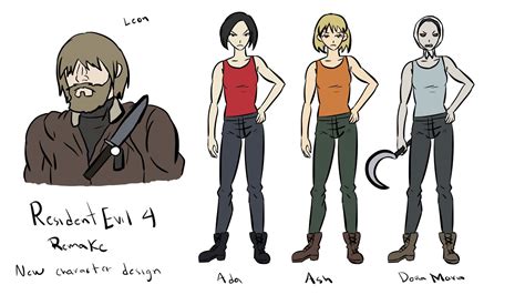 RE4 remake character designs leaked : r/residentevil