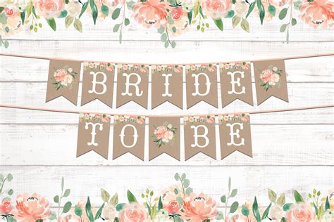 Bride to Be Banner Bridal Shower Banner Bride to Be Sign | Etsy Canada ...