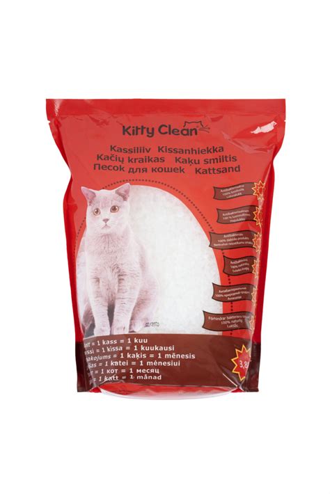 KittyClean silica gel cat litter 3,8L - KittyClean cat litters I 🐈 Cats love cleanliness