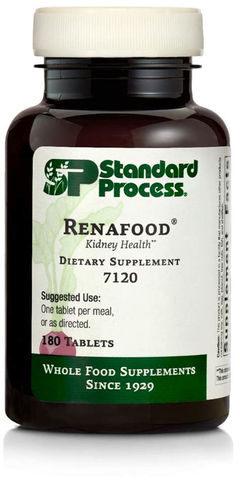 Buy Standard Process Renafood - Whole Food Kidney Supplement for Kidney Support with Kidney Bean ...