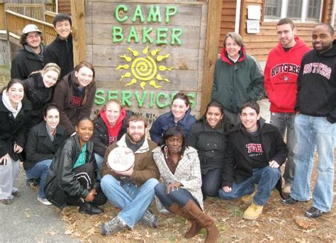 Rutgers University Alternative Breaks: AWB Virginia Camp Baker