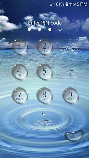 Lock screen droplets water | APK Download for Android