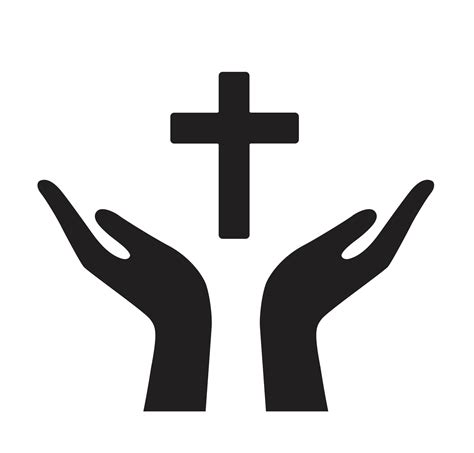 Cross Designs With Praying Hands