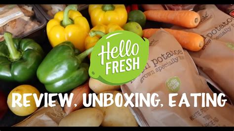 Hello Fresh Meals! - Food Box Subscription April 2020 - Review - Unboxing - Cooking 1st Meal ...