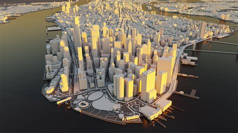 New York map 3D - TurboSquid 1823460