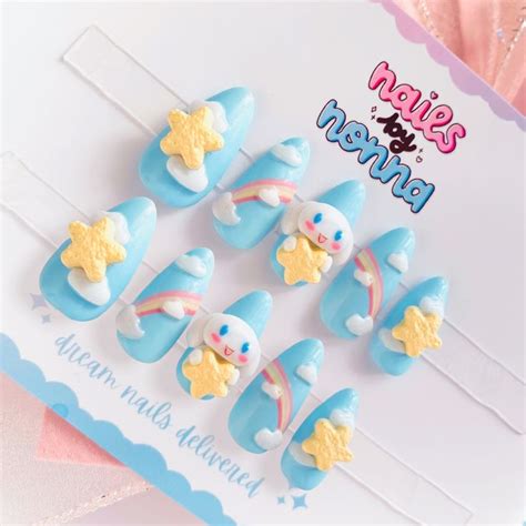 Cinnamoroll Nail Art in 2022 | Nails, Kawaii nails, Nail art