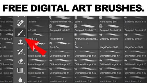 FREE BRUSHES! FREE BRUSHES FOR DIGITAL ART! - YouTube