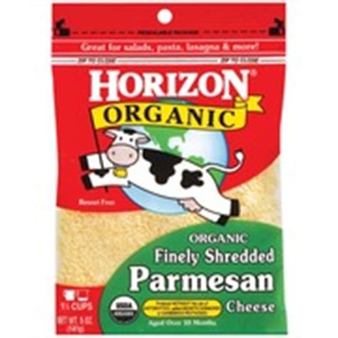 Horizon Organic Cheese,Parmesan Finely Shredded: Calories, Nutrition Analysis & More | Fooducate