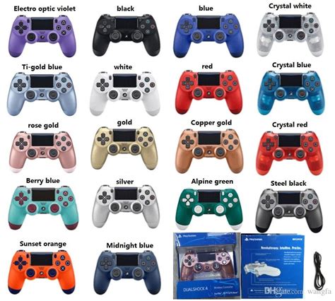 NEW 18 colors PS4 controllers Wireless Controller Bluetooth Game Controllers Double Shock for ...