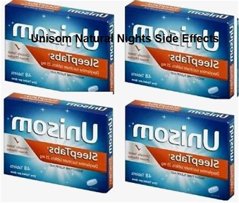 Difference between unisom and zzzquil, unisom natural nights side ...