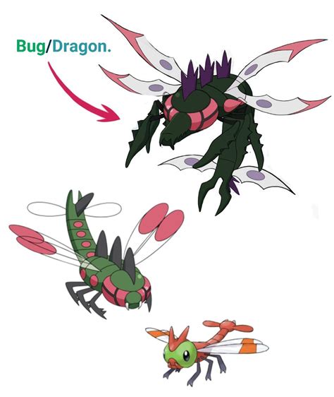 Evolution for Yanmega: Become a Dragon [Fakemon]