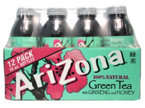 AriZona® Green Iced Tea Multipack Bottles, 12 pk / 16 fl oz - Pick ‘n Save