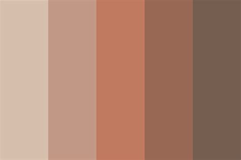 Flesh tones Color Palette