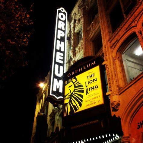 SHN Orpheum Theatre, San Francisco: Tickets, Schedule, Seating Charts | Goldstar