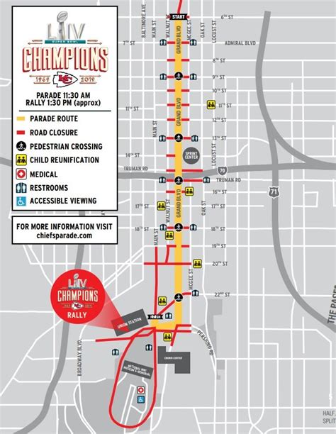 Kc Chiefs Super Bowl Parade Route - Image to u