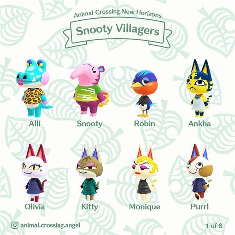 snooty villagers & the reactions they’ll teach you 👑⁣ ⁣ (8/3 reposted ...