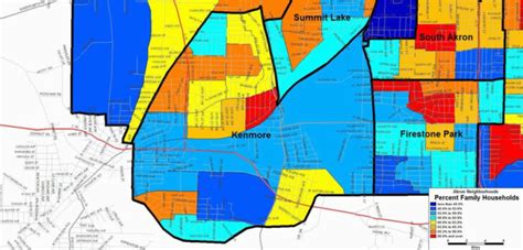 Map Of Akron Ohio Neighborhoods | Maps Of Ohio