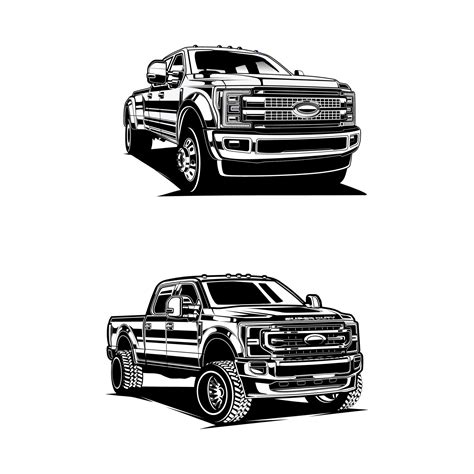 pickup truck silhouette 5928019 Vector Art at Vecteezy