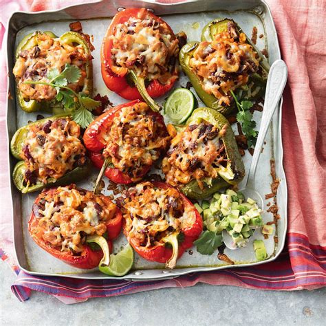 Stuffed Baked Capsicum Recipe | Woolworths