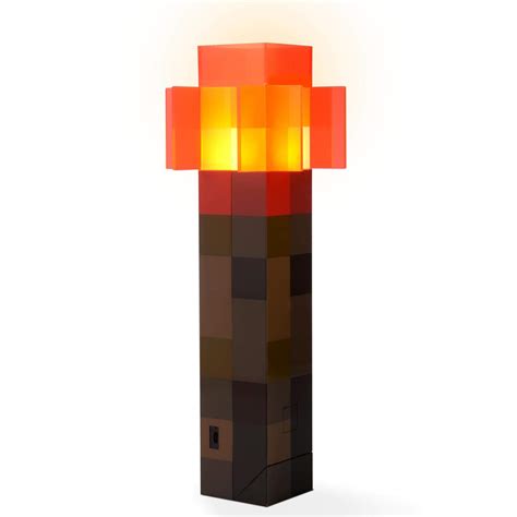 Buy Minecraft Toys Redstone Torch 12.6 Inch LED Lamp | USB Rechargeable ...